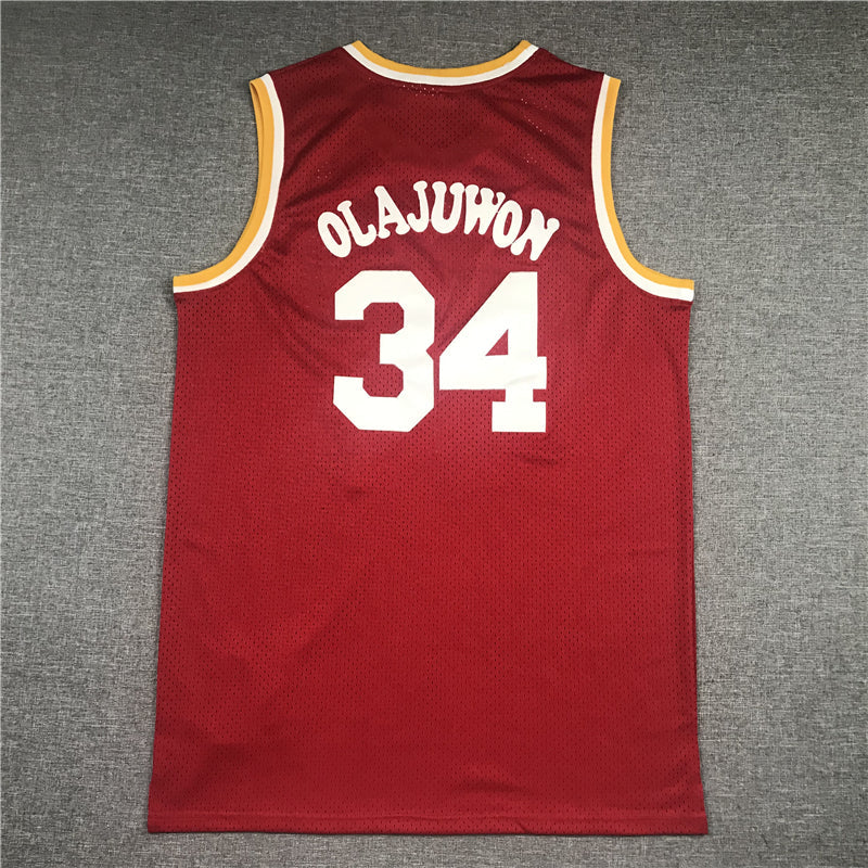 Men's Houston Rockets Hakeem Olajuwon 1993-94 Hardwood Classics Swingman Jerseys