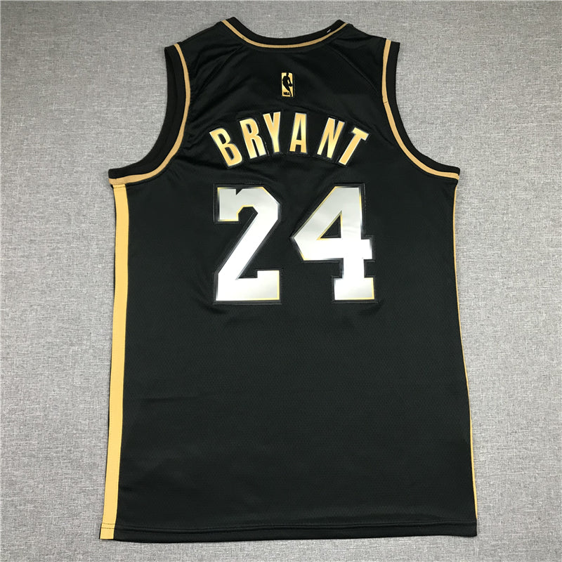 Men's Los Angeles Lakers Kobe Bryant #24 NBA Black Player Jerseys