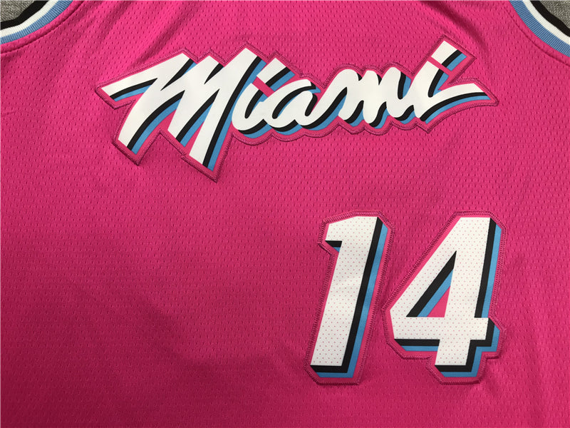 Men's Miami Heat Tyler Herro #14 Pink 2020/21 Swingman Jerseys
