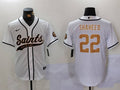 Men's New Orleans Saints Rashid Shaheed #22 White Game Jerseys
