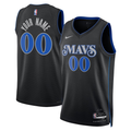 Men's Dallas Mavericks Black 2023/24 Custom Swingman Jerseys - City Edition