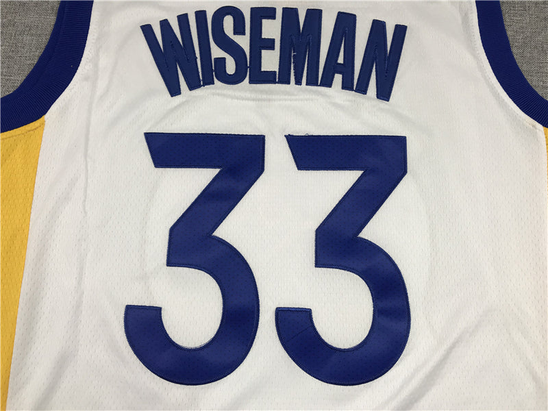 Men's Golden State Warriors James Wiseman White Fast Break Replica Player Jerseys