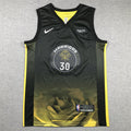 Men's Golden State Warriors Stephen Curry #30 Black 2022/23 Swingman Jerseys - City Edition