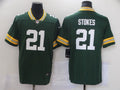 Men's Green Bay Packers Eric Stokes #21 Green Game Jerseys