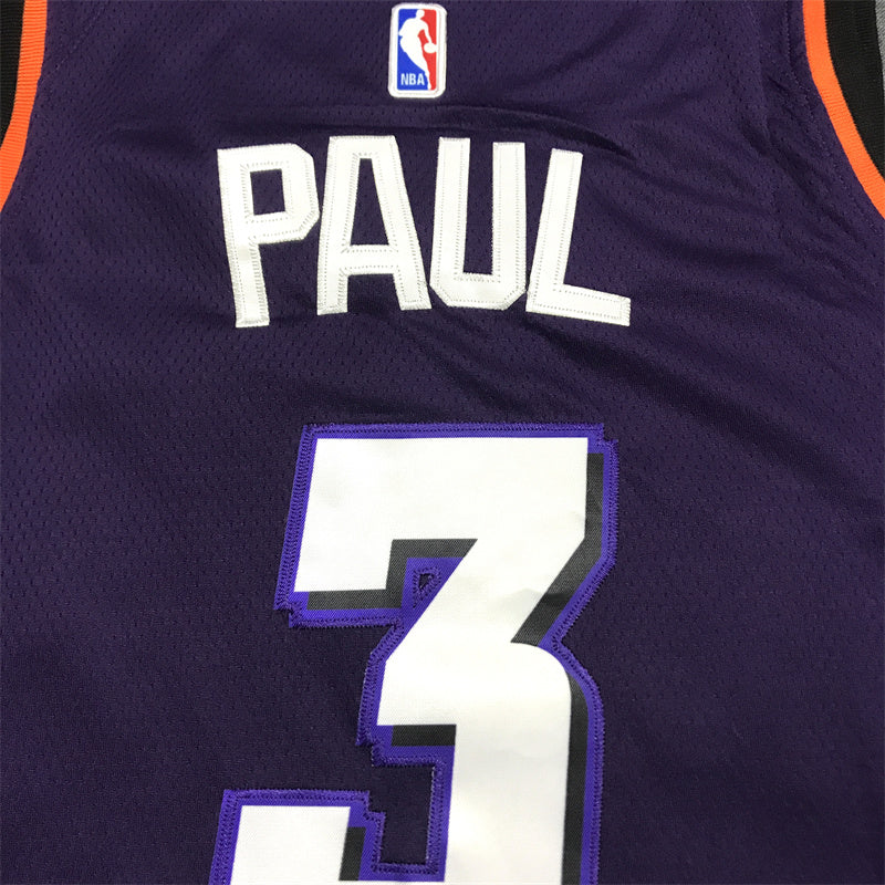 Men's Phoenix Suns Chris Paul #3 Purple Swingman Jerseys - Classic Edition