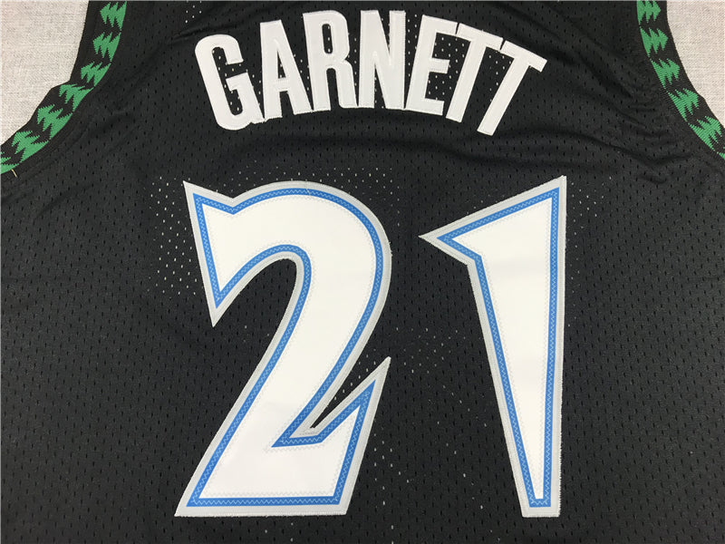 Men's Minnesota Timberwolves Kevin Garnett #21 Hardwood Classics Swingman Jerseys