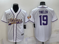 Men's Minnesota Vikings Adam Thielen #19 White Game Jerseys Joint Edition