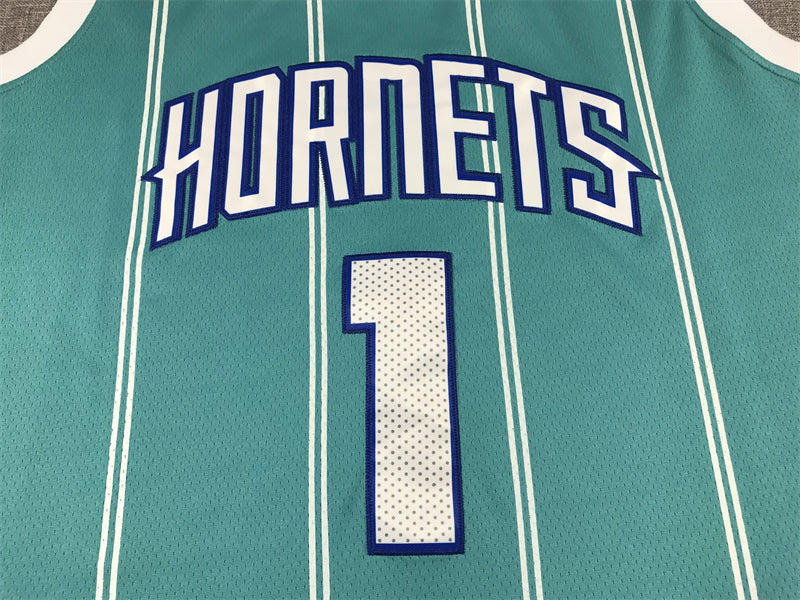 Men's Charlotte Hornets LaMelo Ball #1 Teal 2022/23 Swingman Jerseys - Icon Edition