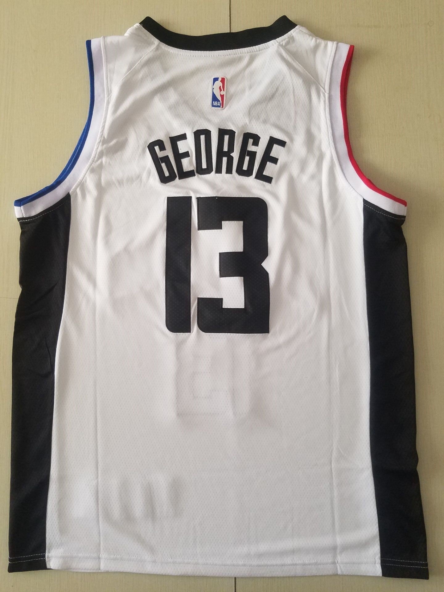 Men's LA Clippers Paul George #13 NBA White Classics Jerseys
