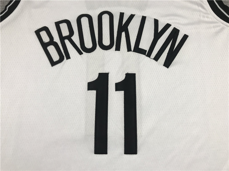 Men's Brooklyn Nets Kyrie Irving White 2019 Fast Break Player Movement Jerseys