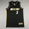 Men's Miami Heat Dwyane Wade #3 NBA Black Swingman Jerseys