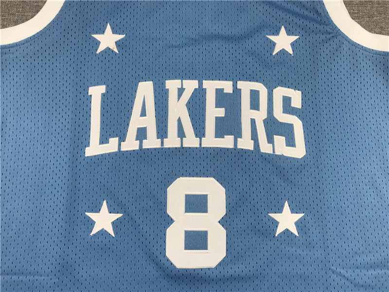 Men's Los Angeles Lakers Kobe Bryant Light Blue 2004-2005 #8 Authentic Jerseys