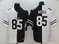 Men's San Francisco 49ers George Kittle #85 Black/White Game Jerseys