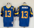 Men's San Louis Rams Kurt Warner Mitchell & Ness Blue Legacy Replica Jerseys
