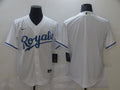 Men's Kansas City Royals White Home Blank Replica Jerseys