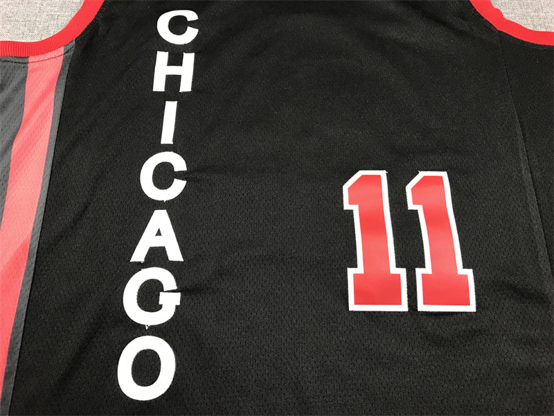 Men's Chicago Bulls DeMar DeRozan #11 Black 2023/24 Swingman Jerseys - City Edition