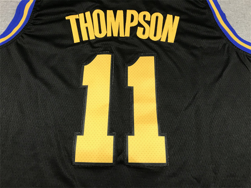 Men's Golden State Warriors Klay Thompson #11 City Edition Black Classic Jerseys