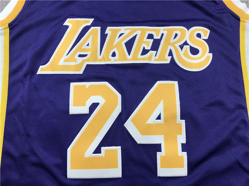 Men's Kobe Bryant Los Angeles Lakers #24 Swingman Jerseys - Purple