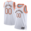 Men's San Antonio Spurs White 2023/24 Custom Swingman Jerseys - City Edition