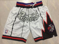 Men's Toronto Raptors White 1997-98 Hardwood Classics Basketball Shorts1
