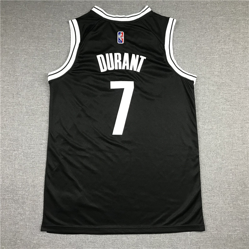 Men's Brooklyn Nets Kevin Durant #7 Black 2022/23 Swingman Jerseys - Icon Edition