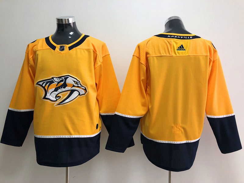 Men's Nashville Predators Gold Breakaway Home Blank Jerseys