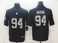 Men's Las Vegas Raiders Carl Nassib #94 Black Game Jerseys