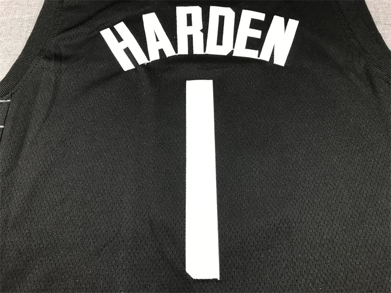 Men's LA Clippers James Harden #1 Black Swingman Player Jerseys