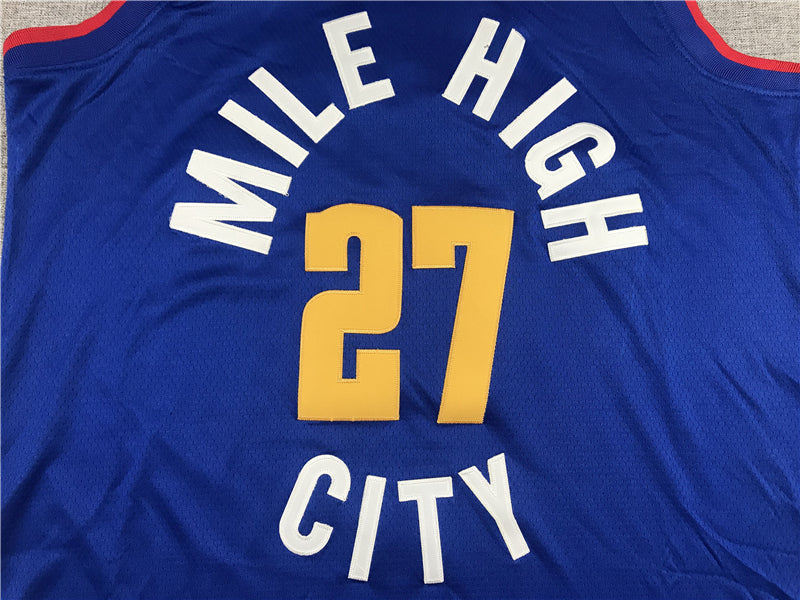 Men's Denver Nuggets Jamal Murray Blue 2020/21 Swingman Player Jerseys