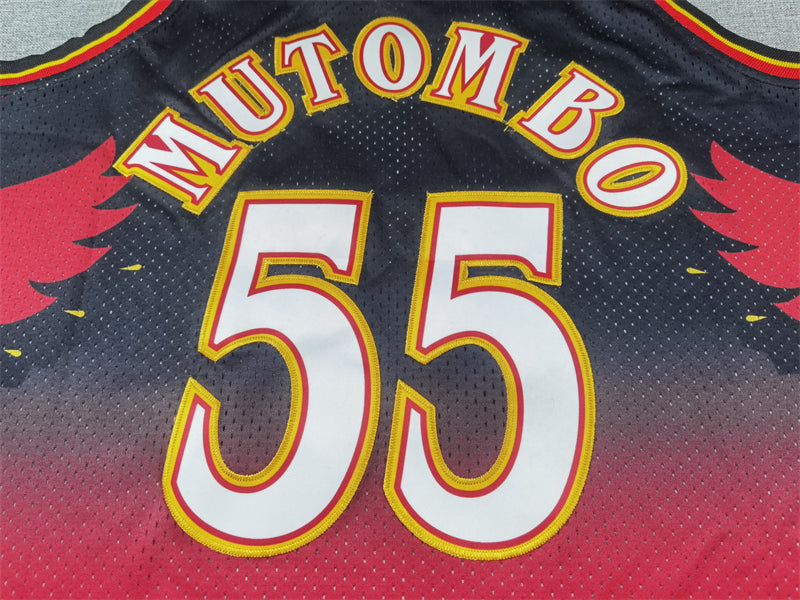 Men's Atlanta Hawks Dikembe Mutombo 1996-97 Hardwood Classics Swingman Jerseys