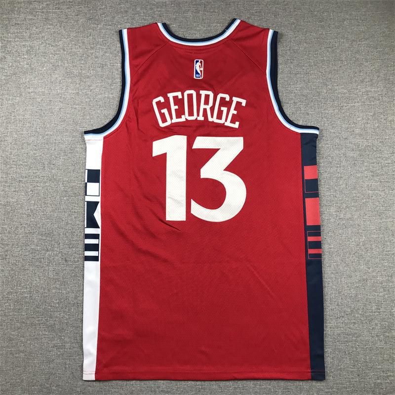 Men's LA Clippers Paul George #13 Red Swingman Player Jerseys