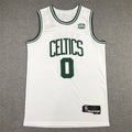 Men's Boston Celtics Jayson Tatum #0 NBA White Swingman Jerseys