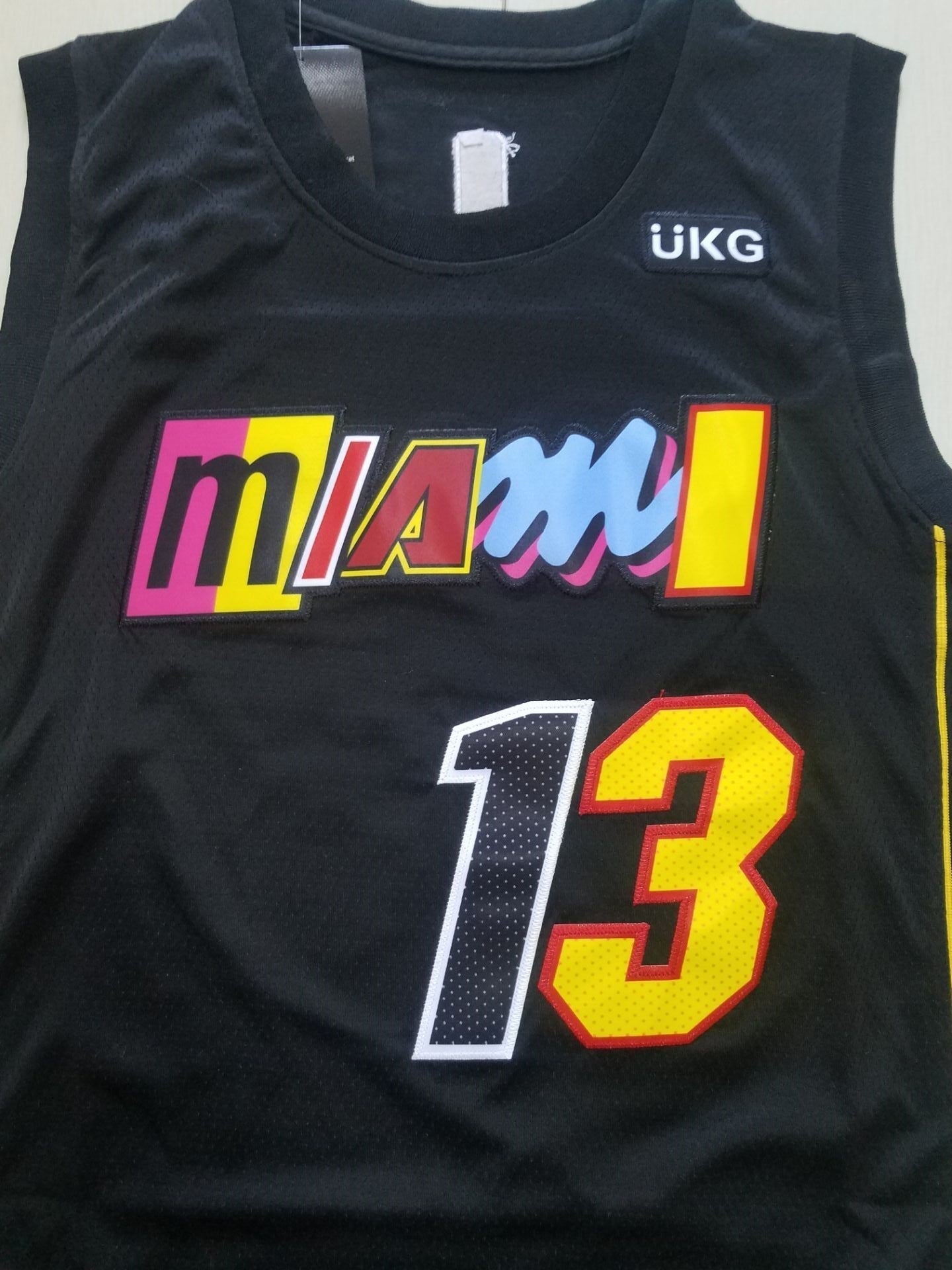 Men's Miami Heat Bam Adebayo #13 Black Swingman Jerseys City Edition