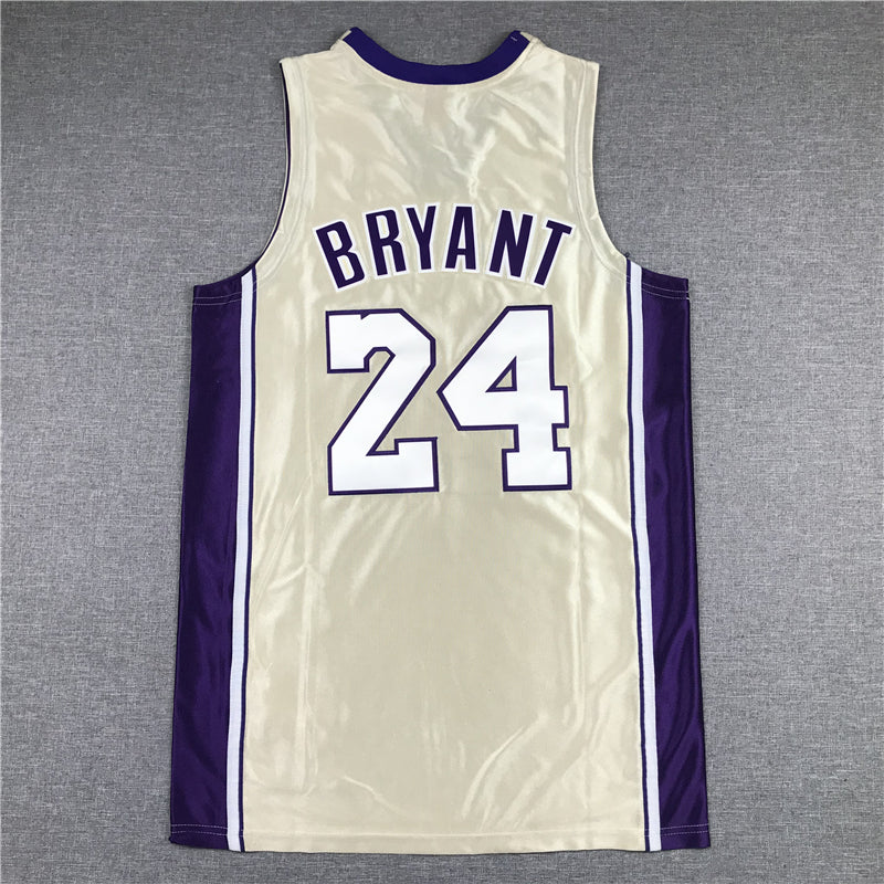 Men's Los Angeles Lakers Kobe Bryant Gold Hall of Fame Hardwood Classics Jerseys