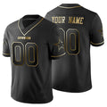Custom1 Dallas Cowboys Black Golden Edition Vapor Limited Jerseys Stitched  Football Jerseys