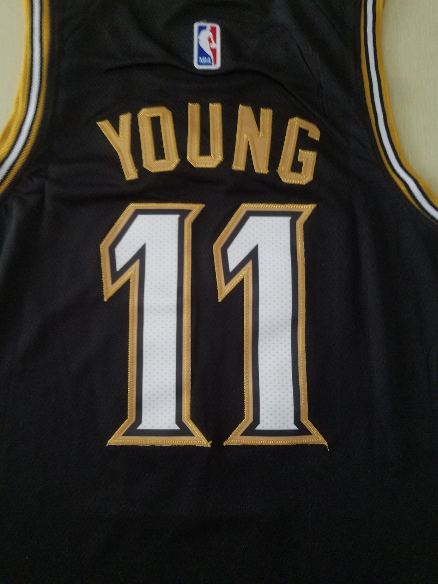 Men's Atlanta Hawks Trae Young Black Swingman Player Jerseys - City Edition