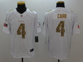 Men's Las Vegas Raiders Derek Carr #4 White Alternate Game Jerseys