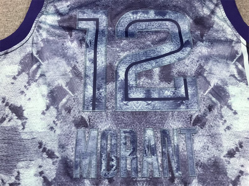 Men's Memphis Grizzlies Ja Morant #12 Light Blue Select Series Swingman Jerseys
