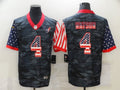 Men's Houston Texans Deshaun Watson #4 Gray Camouflage Game Player Jerseys