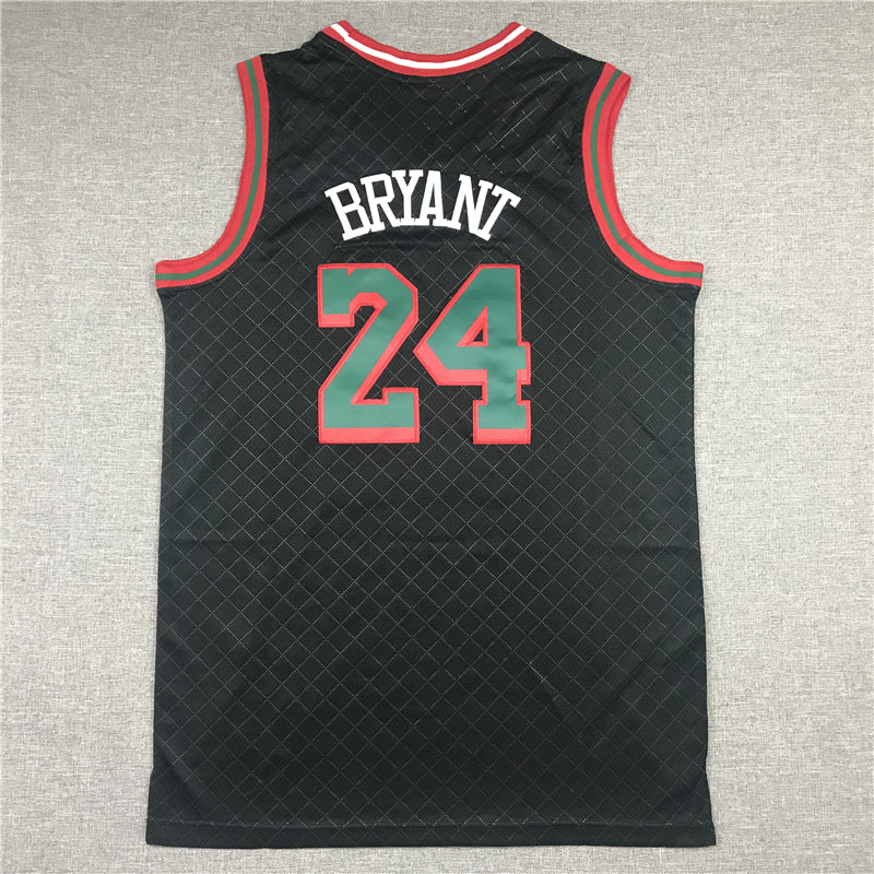 Men's Los Angeles Lakers Kobe Bryant #24 Black Hardwood Classics Player Jerseys