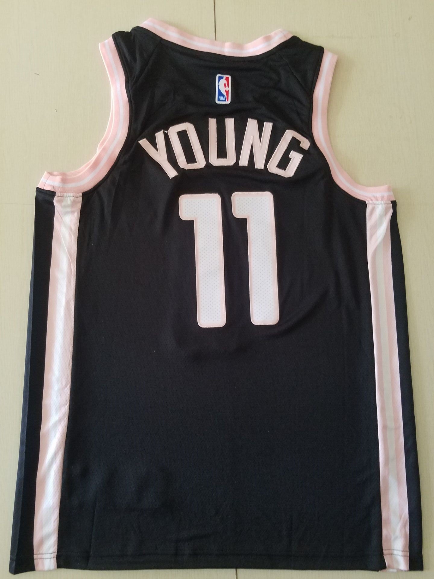 Men's Atlanta Hawks Trae Young #11 NBA Black Swingman Jerseys