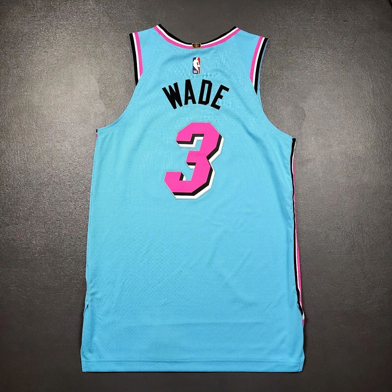 Men's Miami Heat Dwyane Wade #3 Blue Swingman Player Jerseys