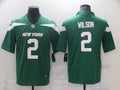 Men's New York Jets Zach Wilson #2 Gotham Green Game Jerseys