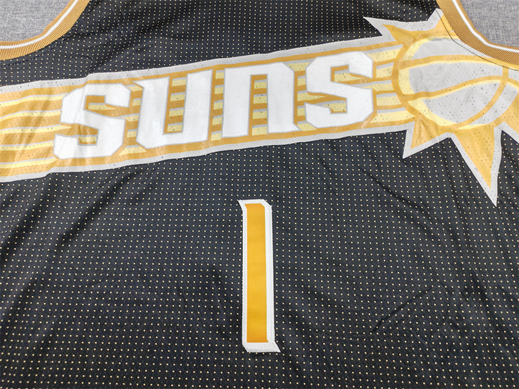 Men's Phoenix Suns Devin Booker #1 Black Select Series Swingman Jerseys