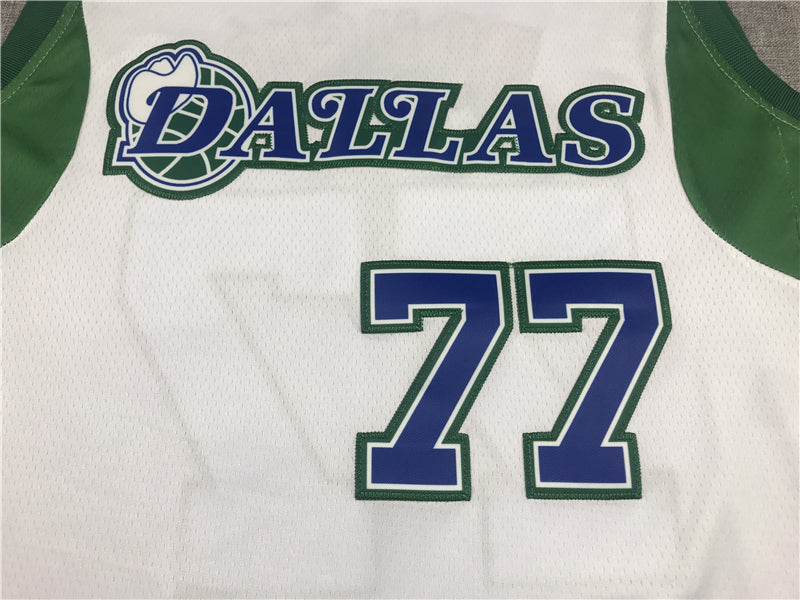 Men's Dallas Mavericks Luka Doncic White 2021/22 Swingman Jerseys - City Edition