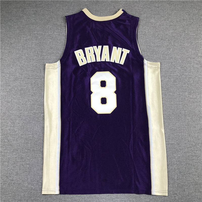 Men's Los Angeles Lakers Kobe Bryant Purple Hall of Fame Hardwood Classics Jerseys