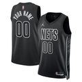 Men's Brooklyn Nets Black 2022/23 Swingman Custom Jerseys - Statement Edition