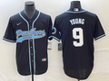 Men's Carolina Panthers Bryce Young #9 Black Game Jerseys Joint Edition