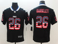 Men's New York Giants Saquon Barkley #26 Black Game Jerseys