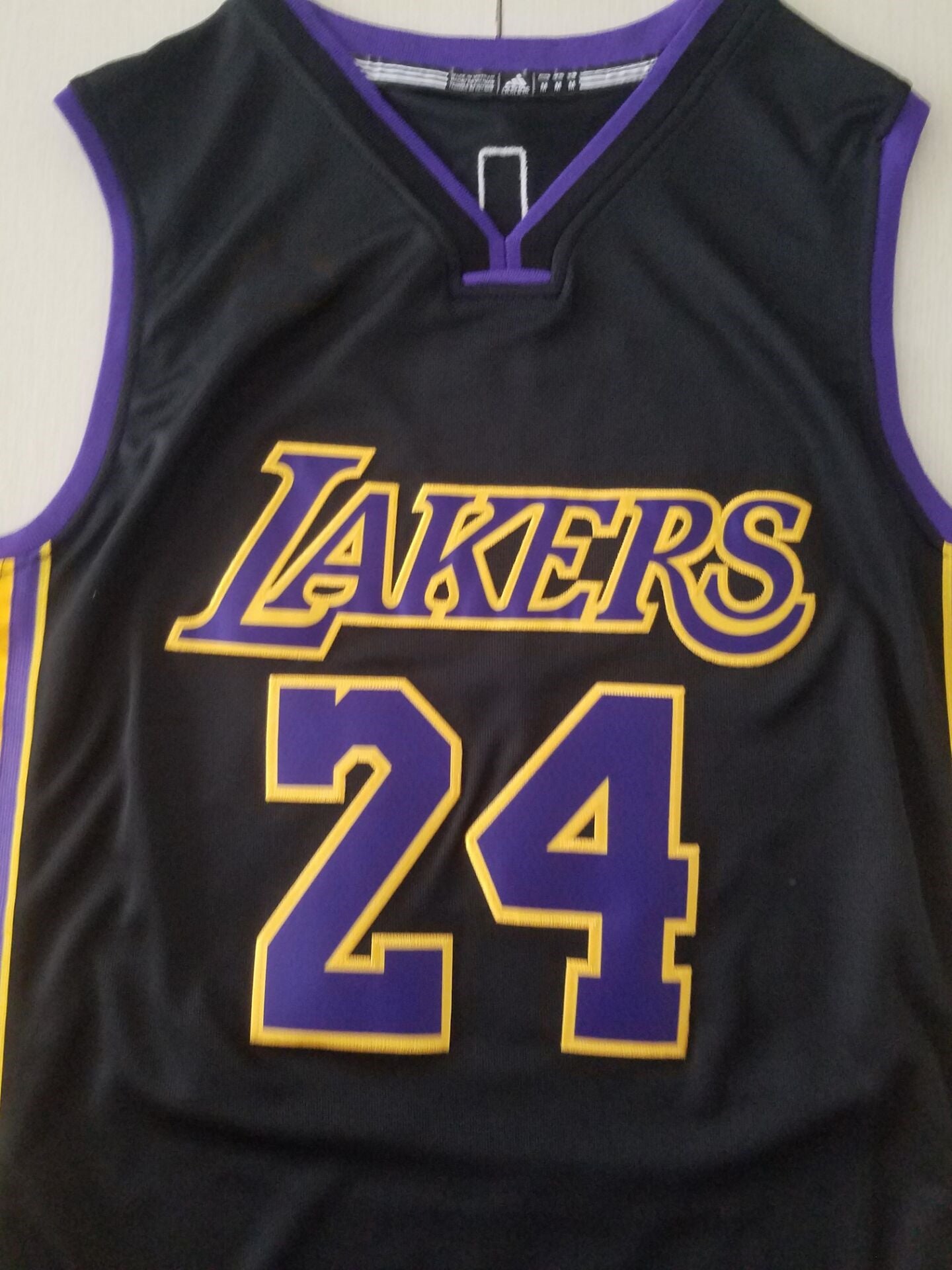 Men's Los Angeles Lakers Kobe Bryant #24 NBA Black Swingman Jerseys